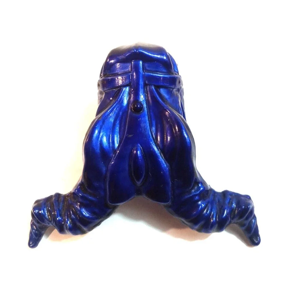 Mega Bloks Dragons Dark Metallic Blue Face Mask